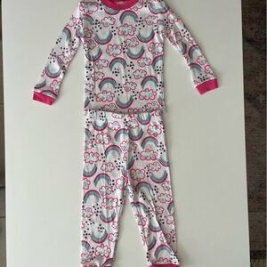 Kidgets Pink and White Floral Kids One Piece